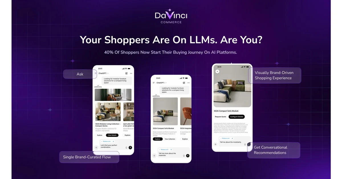 Accenture Invests in DaVinci Commerce, Launches ChatGPT-Integrated 'Agentic BrandStore' to Kickstart the AI Storefront Era