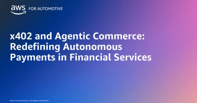 AWS Unveils x402 Protocol-Based Autonomous AI Agent Payment Infrastructure for Financial Services