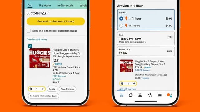 Amazon debuts 1-hour, 3-hour delivery options | Retail Customer Experience